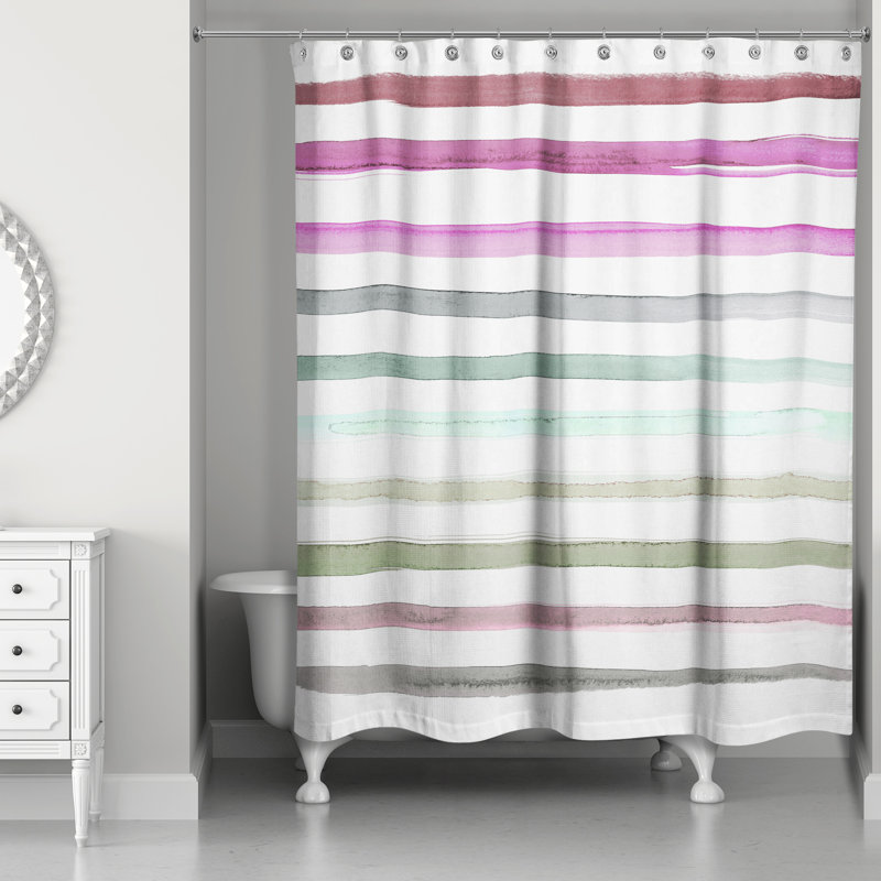 Rideau de douche Chanley, Rose