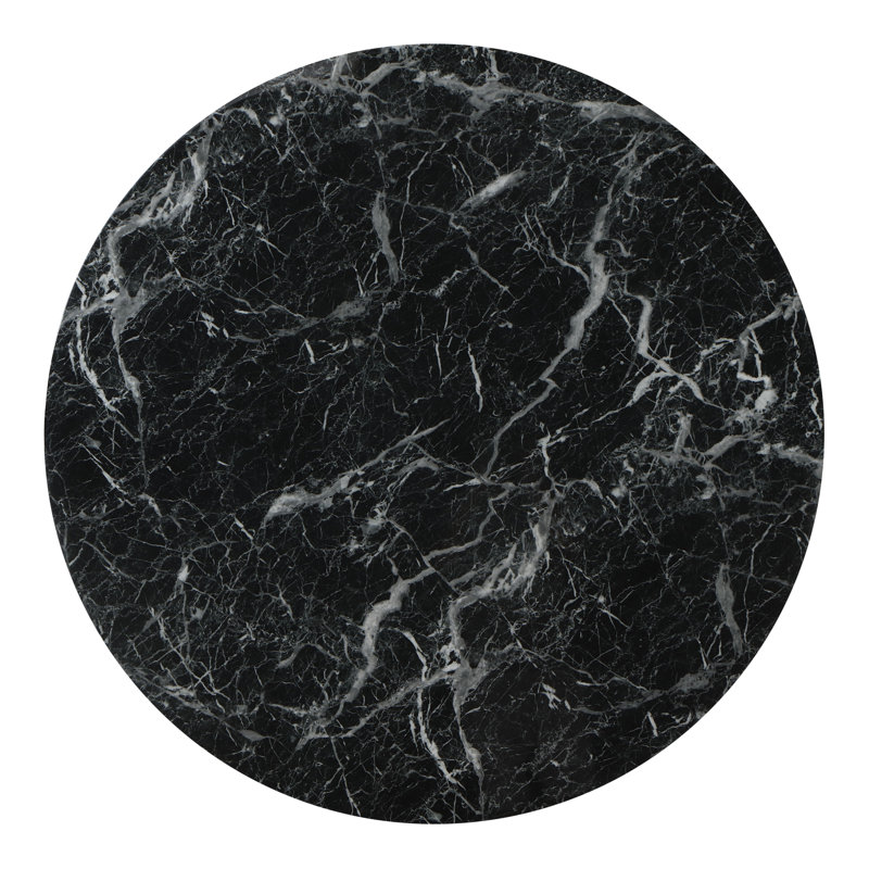 Mishele Round Dining Table in Black