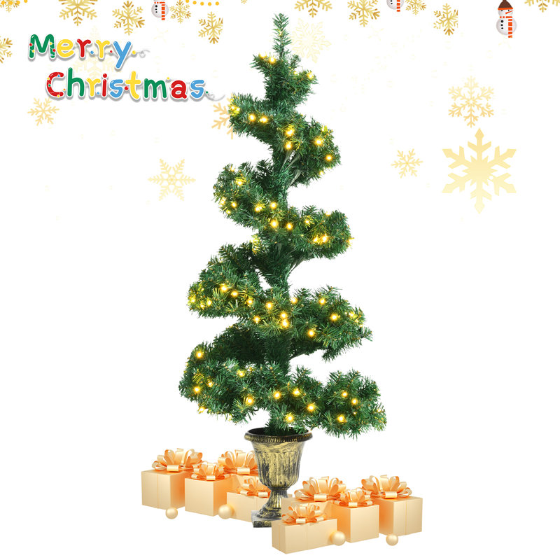 120' H Lighted Artificial Christmas Tree