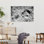 1960S Footprint Of First Step On Moon's Surface From Apollo 11 Mission Classic Retro Vintage Landscape Nature Wall Art