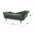 Calix 69'' Modern Contemporary Upholstered Chaise Lounge with Scroll Arms and Birch Wood Tapered Legs-738989477