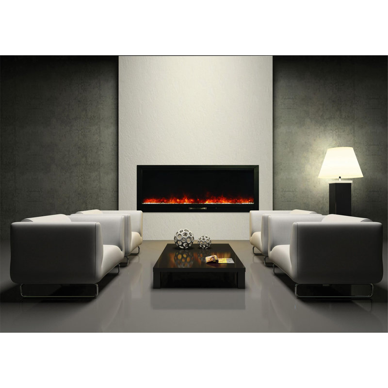 70'' W Electric Fireplace with 5000 BTU