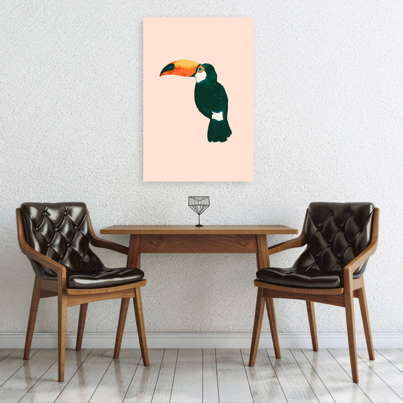 «Vibrant Tropical», impression d'art mural tropical minimaliste moderne, 36" H x 24" W