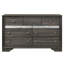 Commode standard 9 tiroirs avec miroir Blanding