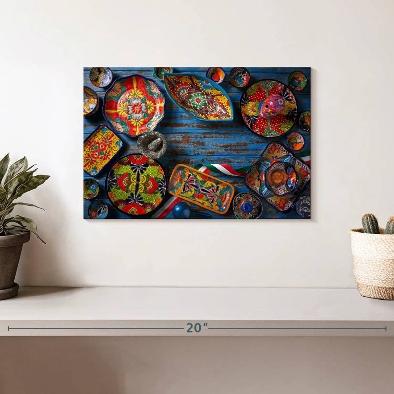Poterie Senne Puebla Talavera, H 8 po x l 12 po