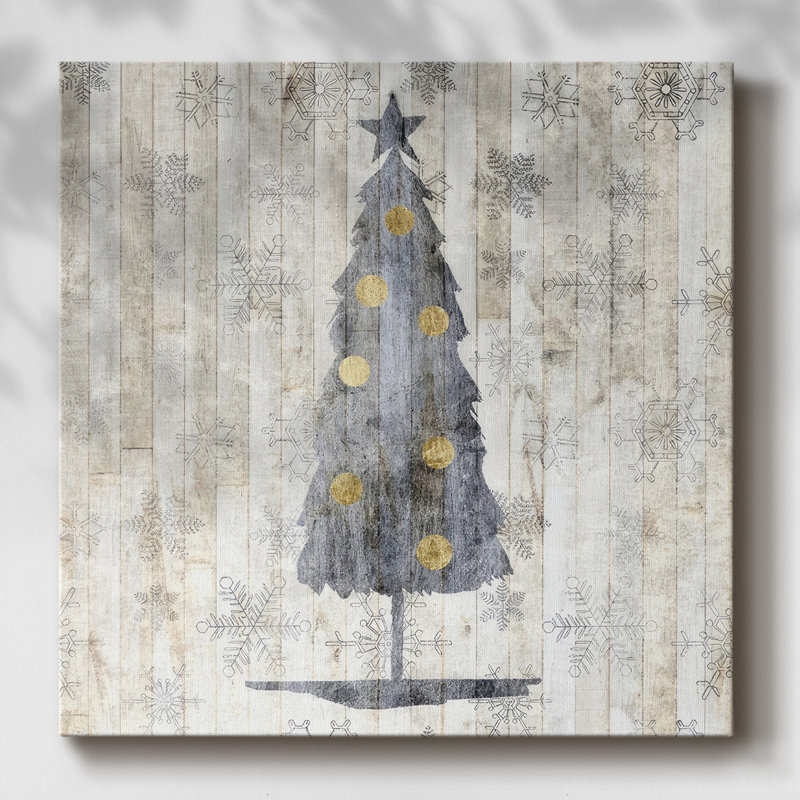Noël sophistiqué II, H 24 po x l 24 po x P 1,5 po