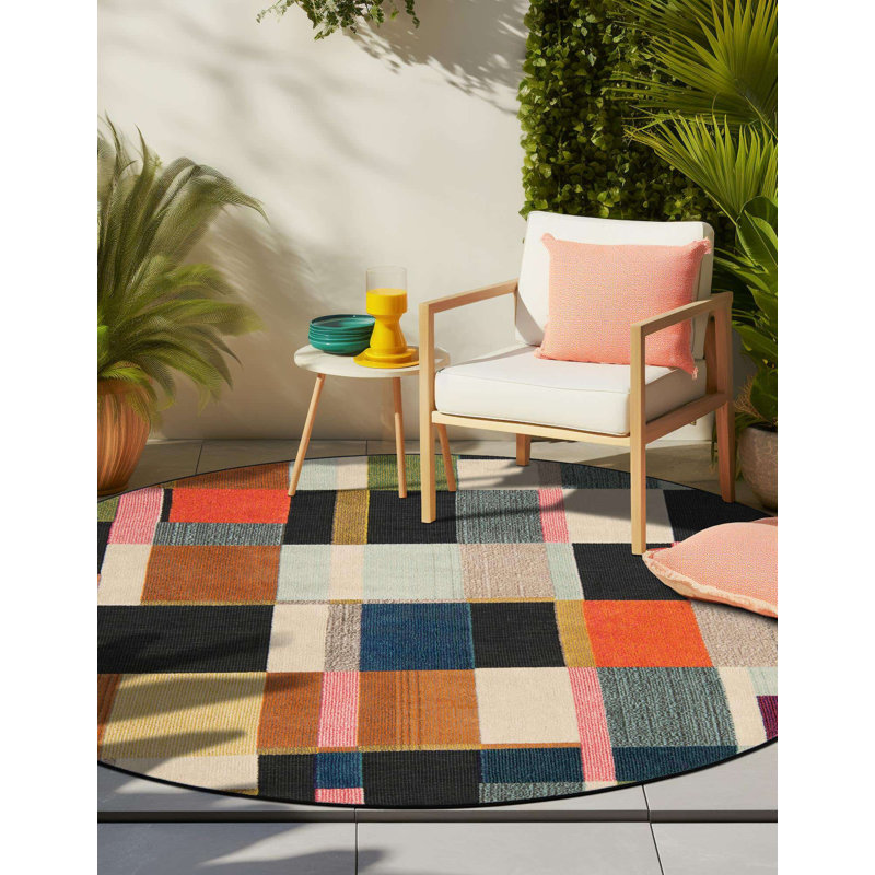 Tapis Bungalow Rose Tamaris Caimin, Rond 6 pi 1 po
