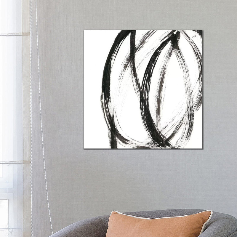 Linear Expression IX by J. Holland - Wrapped Canvas Painting, 66.04 cm H x 66.04 cm W x 1.91 cm D