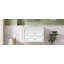 Meuble-lavabo mural 30 po, 2 tiroirs, lavabo simple en céramique 3 trous, armoire moderne-121102103