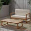 BELGIAN LOVESEAT & COFFEE TABLE-1421122674