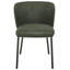 Mina 40cm H Velvet Upholstered Metal Full Back Side Chair-100023822