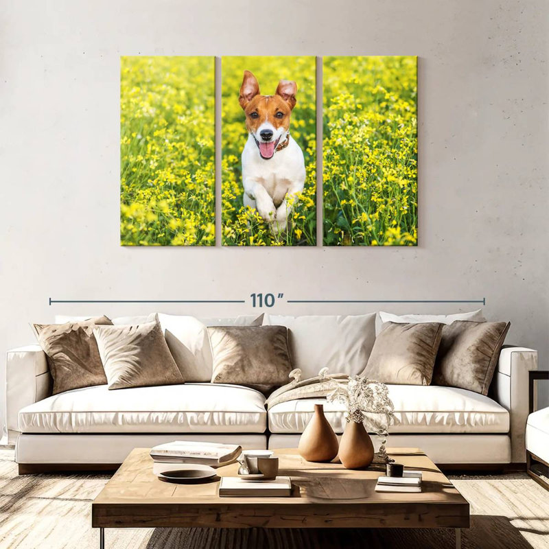 Brampt Happy Jack Russell, H 48 po x l 74 po