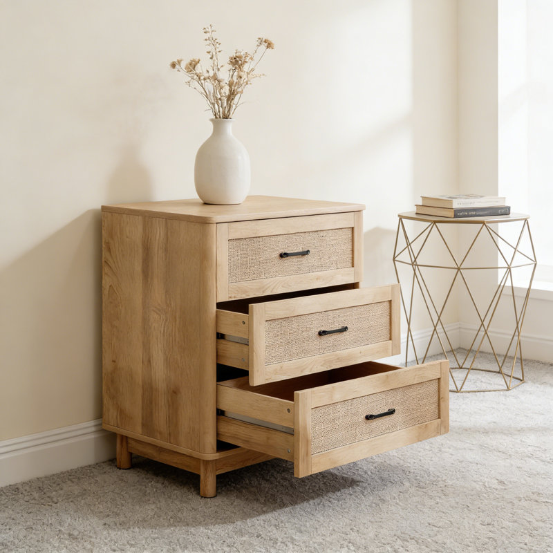 76 cm W Chest of 3 Drawers