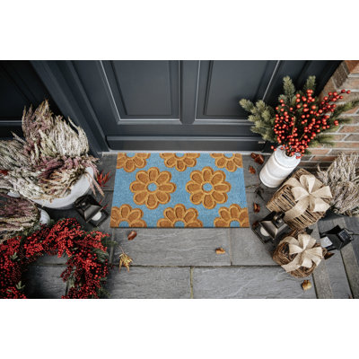 Mix Mats Flowers Non-Slip Kitchen Mat