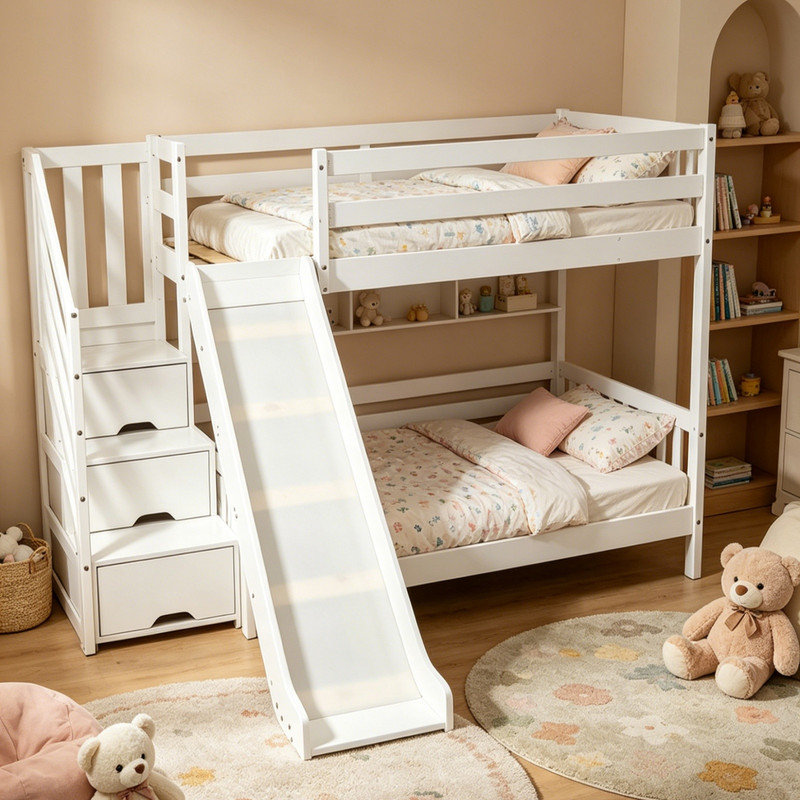 European Single (90 X 200 Cm) Bunk Bed Bed Frame