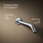 Components Wall-Mount Bathroom Sink Faucet Trim-1396382992