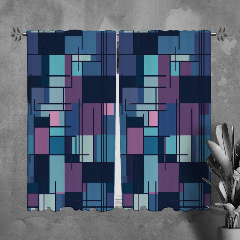 Paire de rideaux obscurcissant en polyester Sadiyah, L 20 po x H 82 po