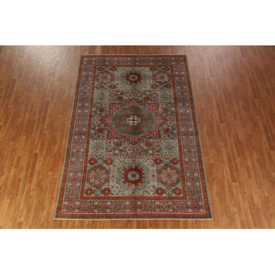 Wool Handmade Kazak Oriental Area Rug 7x10