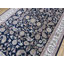 Tapis oriental bleu marine en soie noué à la main 5 pi 10 po x 9 po 743FE4ED248740A59079989F6320F881