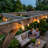 200Ft. Outdoor Solar Powered 24-Light Led St38 String Lights With E12 Base - Waterproof Retro Edison Bulbs For Patio, Garden & Cafe - Warm White (2700K) - Black Wire-128460033