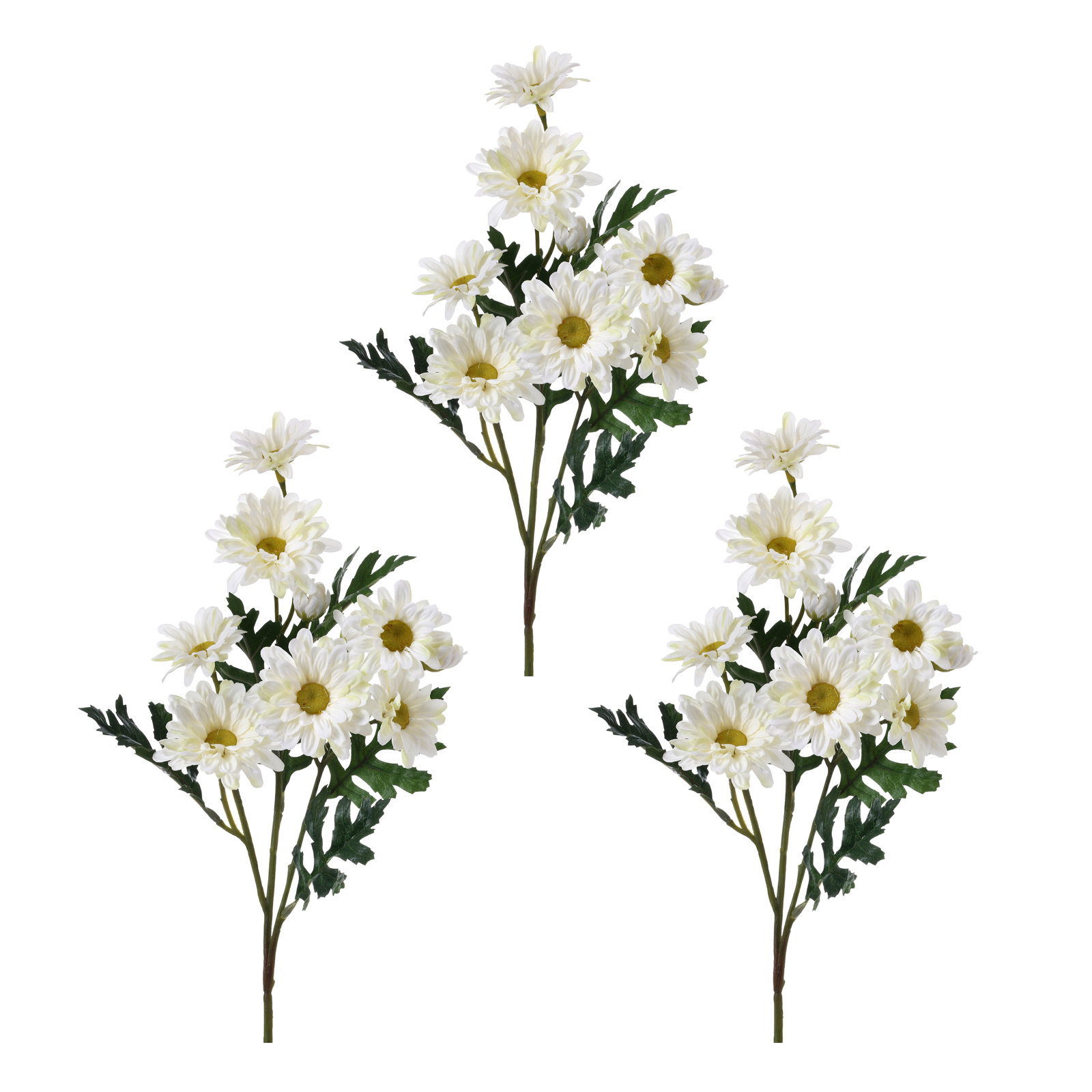 Daisy Floral Stems, White