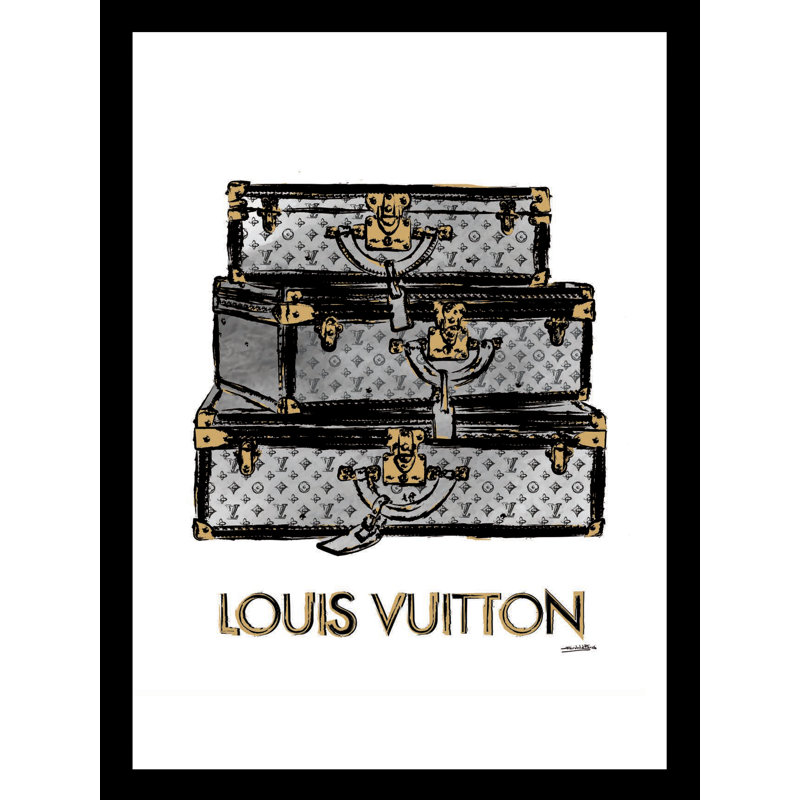 Impression encadrée Fairchild Paris FASHION LUXURY TRUNKS - 14 po x 18 po