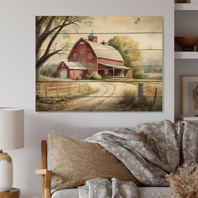 " Charming Barn And Path IV "