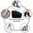  16pair (32sheets) 16in Boot Shaper Form Inserts Boots Support For Boot Black-2025014661