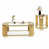 Clear Top/Gold Base est en rupture de stock