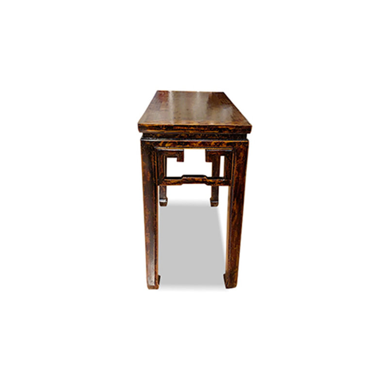 Console brun patiné