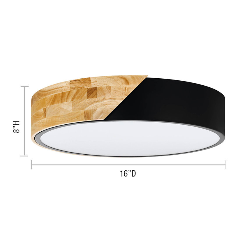 Plafonnier encastré 2 lumières 16 po Arwynn