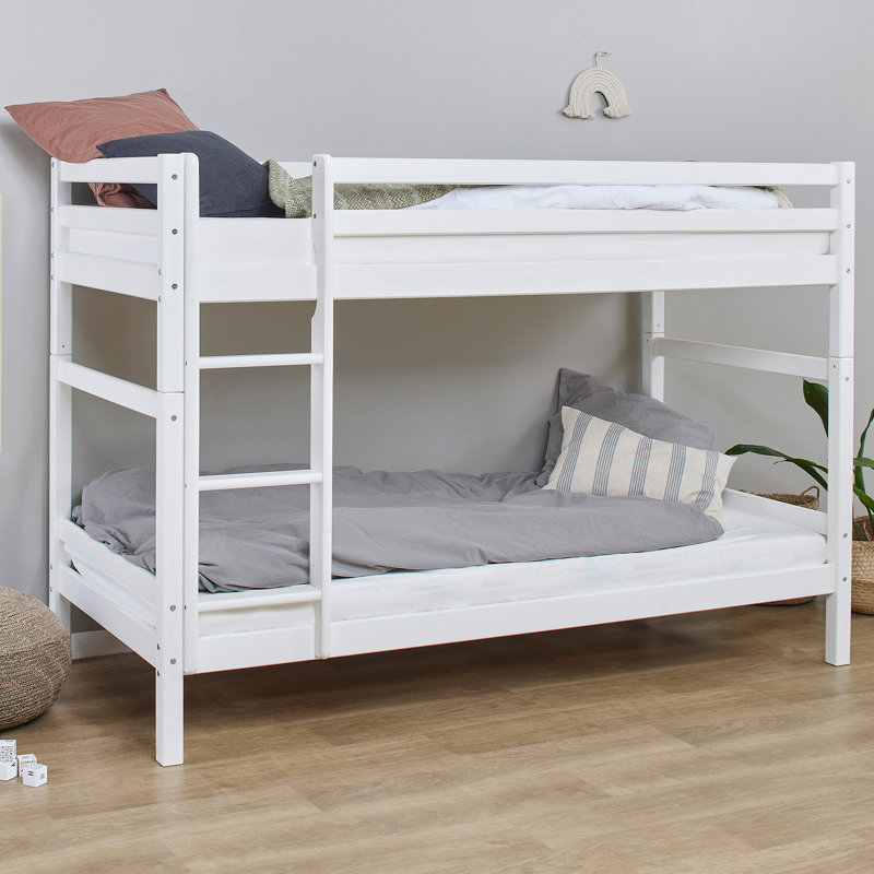 Eco Dream European Single (90 X 200 Cm) Bunk Bed with Built-in Ladder Included