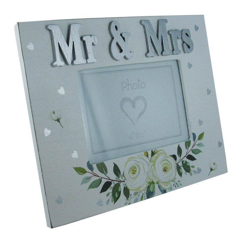 Ronald Cream Solid + Manufactured Wood Picture Frame