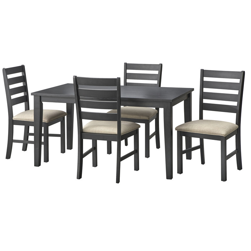 Ensemble de salle à manger Peggy, 5 pièces: table, 4 chaises