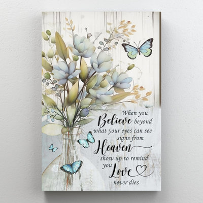«When You Believe», impression sur toile