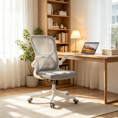 Chaises de bureau à domicile, chaises de jeu vidéo, chaises de bureau ergonomiques avec dossier inclinable, accoudoirs relevables et hauteur réglable.