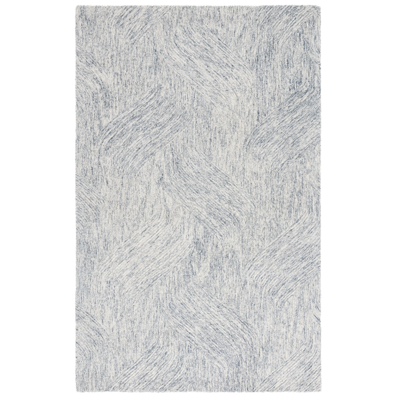 Tapis gris foncé Ballajura 102, Rectangulaire 3 pi x 5 pi