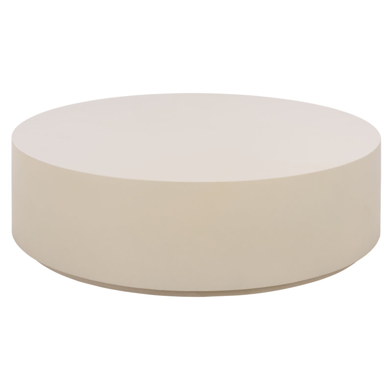 Aurielle Round Coffee Table, Ivory