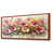Toile avec cadre flottant brun