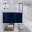 Ensemble de meuble-lavabo double mural l 59 po x P 19,75 po x H 22,25 po Glasgow-465763057-484565630