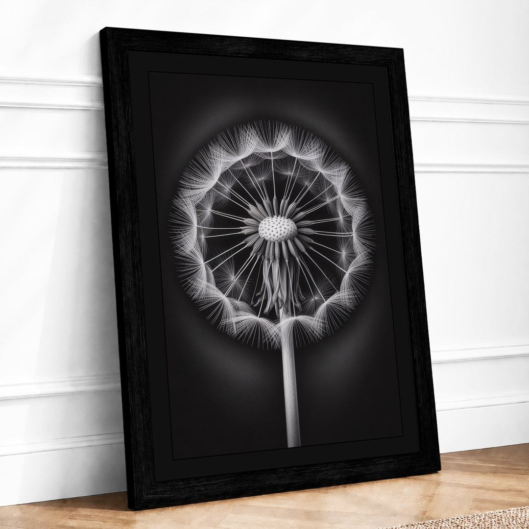 Dandelion Architecture Botanical Framed Art Print