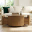 Table basse ronde avec tiroirs-1863071371