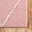 Longchamps Hand Tufted Wool Pink Rug-1094685641