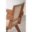 Ensemble de 3 chaises d'appoint en bois massif et table de bout assortie pour le salon ou le balcon