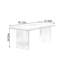 Grande table en chêne massif moderne et durable-1771542339