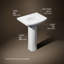 Lavabo de salle de bain à piédestal Kelston-51478303-51478302