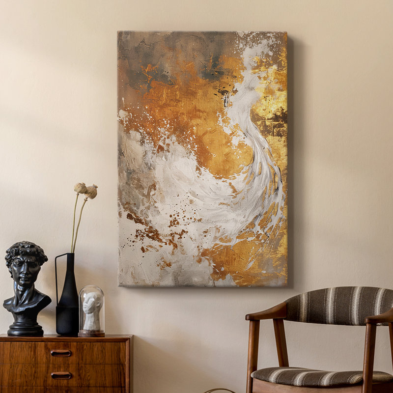 ABSTRACT Series CDXXV -Custom Wrapped Gallery Cavas, 12" H x 8" W