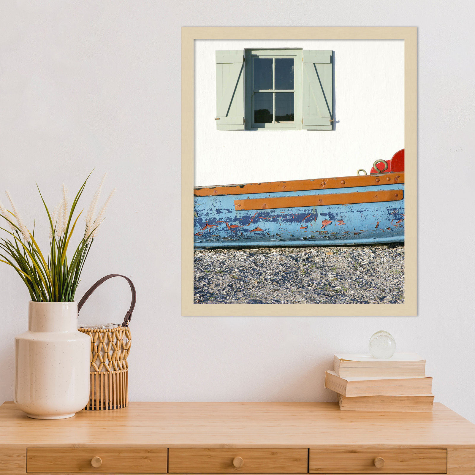 Ramey "Weskus Window" Print, Brown, 21" H x 17" W