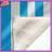 Blue White Vertical Stripes Blankets-125166987