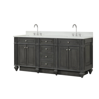 Ensemble de meuble-lavabo double 72 po Freixa Winston